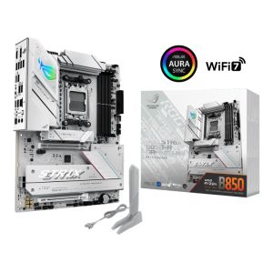 Дънна платка Asus ROG Strix B850-A Gaming Wi-Fi + Asus ROG Strix LC IV 360 ARGB LCD White