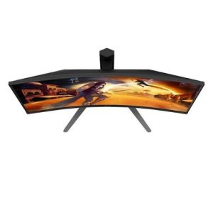 Монитор AOC CQ27G4Z2, 27" Curved 1500R, Fast VA, WLED, 2560x1440@260Hz (OC, Native 240Hz), 1ms GtG, 0.5ms MPRT, 400cd m/2, 3000:1, 80M:1 DCR, Adaptive Sync, FlickerFree, Anti-Blue Light, Tilt, Height Adjust, Swivel, 2xHDMI, DP
