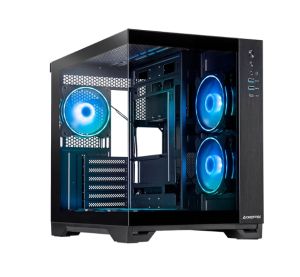 Кутия за компютър Chieftec Visio + Chieftec Iceberg 240 RGB + Chieftec Vega 850W ATX 3.1
