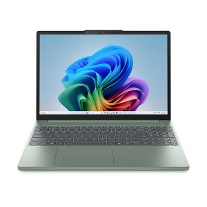 Лаптоп LENOVO IdeaPad Slim 3 15IWC11 (83RR0140BM), 15.3" WUXGA (1920x1200) IPS, Intel® Core™ 5 315 (6M Cache, 1.5GHz up to 4.4GHz, 6 ядра), 16GB DDR5, 512GB SSD M.2, noOS, Breeze Moss