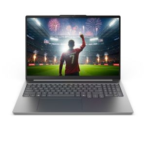 Лаптоп LENOVO IdeaPad Pro 5 16IPH11 (83SK0030BM), 16" 2.8K (2880x1800) OLED 120Hz, Intel® Core™ Ultra 7 356H (1.9GHz up to 4.7GHz, 16 ядра), 32GB LPDDR5x, 1TB SSD M.2, Backlit, noOS, Luna Grey