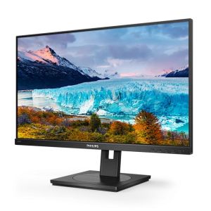 Монитор Philips 242S1AE, 23.8" IPS WLED, 1920x1080@100Hz, 4ms GtG, 300cd m/2, 1000:1, 50m:1 DCR, Adaptive Sync, FlickerFree, Low Blue Mode, 2Wx2, Tilt, Height Adjust, Pivot, Swivel, D-SUB, DVI, HDMI, DP