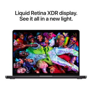 Лаптоп Apple 14-inch MacBook Pro: Apple M5 chip with 10-core CPU and 10-core GPU, 24GB, 1TB SSD - Space Black
