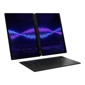 Лаптоп Asus ROG Zephyrus Duo 16, GX651AX-SR086X, Intel Ultra 9 16.0 OLED WQXGA+(WQ+) 2880X1800 16:10 Bend+500nits(HDR 1100nits) Glare DCI-P3:100%,120 HzLPDDR5X 64GB (onbd) ,2TB G4,RTX5090 24 GB G5,Wi-Fi 7 ,Backlit Kbd 1-Zone RGB, Windows 11 Pro,Stell