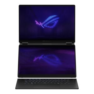 Лаптоп Asus ROG Zephyrus Duo 16, GX651AX-SR086X, Intel Ultra 9 16.0 OLED WQXGA+(WQ+) 2880X1800 16:10 Bend+500nits(HDR 1100nits) Glare DCI-P3:100%,120 HzLPDDR5X 64GB (onbd) ,2TB G4,RTX5090 24 GB G5,Wi-Fi 7 ,Backlit Kbd 1-Zone RGB, Windows 11 Pro,Stell