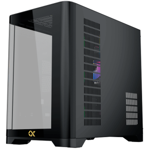 Crystal Storm V2 EN49392 (BK,EATX,U3+U2,Front Curved & Left TG,3PCS J22A PWM Reverse & 1PC J22A PWM,ARGB PCB)