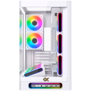 Heaven Arctic EN49583 (WH,U3x2+Type C,Curved TG & Top TG,6PCS J20A PWM WH Reverse & 2PCS J20A PWM WH,ARGB & PWM Remote Control Box)