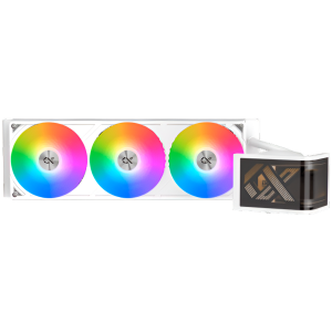 Connect Ultra 360 Arctic EN48388 (WH,AIO Liquid Cooler,Curved OLED Pump Head,ARGB PWM Fan,Mini ARGB Controller)