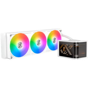 Connect Ultra 360 Arctic EN48388 (WH,AIO Liquid Cooler,Curved OLED Pump Head,ARGB PWM Fan,Mini ARGB Controller)