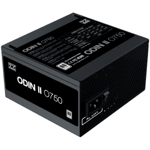 Xigmatek Odin II 750W (Black, AC 230V, DF APFC, Black Cable, 80PLUS, 120mm Fan, EU Power Cord, Color Box)