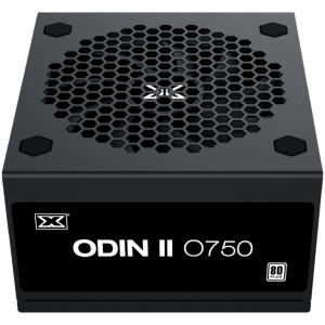 Xigmatek Odin II 750W (Black, AC 230V, DF APFC, Black Cable, 80PLUS, 120mm Fan, EU Power Cord, Color Box)