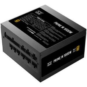 Xigmatek Prime M 1000W (80+Gold 230V EU, ATX3.1 & PCI-E 5.1, LLC D2D & APFC, 120mm Fan, Full Modular, EU Cord, Color Box)