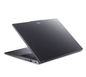 Лаптоп Acer Swift Go SFG14-63-R1DP, AMD Ryzen 7 8845HS (up to 5.1GHz,16MB), 14'' CineCrystal OLED WQ2.8K 90Hz (2880x1800), AMD Radeon Graphics,16GB LPDDR5 onboard, 512GB SSD NVMe, 50Wh, WIFI6E+BT5.3, QHD Cam, MicroSD Reader, Win 11 Home, Backlit KBD, Stee