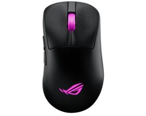 Мишка Asus ROG Keris II Origin Wireless Gaming Mouse, 65g Lightweight, Ergonomic, Push-Fit Switch Socket, 42K Optical Sensor, ROG Micro Switch II, ROG Omni Receiver, 5 Programmable Buttons, Black
