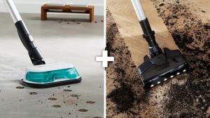 Прахосмукачка Bosch BCS71HYG2, Cordless Handstick Vacuum Cleaner, Unlimited 7, ProHygienic Aqua, 2in1 for wet & dry cleaning, White