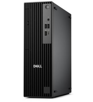 Настолен компютър Dell Pro Slim QCS1250, Intel Core Ultra 5 235 (13 TOPS NPU, 14cores, up to 5.0GHz), 16GB: 1x16GB, DDR5, up to 5600 MT/s, 512GB SSD, Integrated Graphics, Keyboard&Mouse, 180W, Ubuntu, 3Y PS