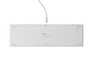 Клавиатура Genesis Mechanical Gaming Keyboard Thor 404 White RGB Backlight Gateron Peach Silent, US Layout
