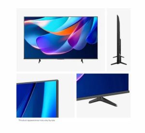 Телевизор Hisense 43" A6S, 4K Ultra HD 3840x2160, DLED, DFA, Precision Colour, HDR 10+, HLG, Dolby Vision,Light sensor, Smart TV, WiFi, BT, AnyView Cast, Gaming Mode, 1xHDMI2 eArc, 3xHDMI, 2xUSB, LAN, CI+, DVB-T2/C/S2, Black