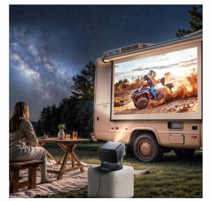 Мултимедиен проектор Hisense C3 Smart mini Laser Projector, 4K Ultra HD 3840x2160, 2000:1, 2500 lum, 60 Hz, Digital Zoom,Dolby Vision, HDR10+(decoding), HDR10, HLG, 2*10W, Silver