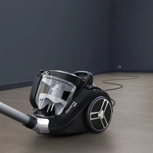 Прахосмукачка Rowenta RO4B75EA Compact Power XXL, Black, 900W, 2.5L, 75 dB, 2in1 crevice, parquet, upholstery, mini turbo, precizion flex crevice