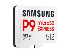 SAMSUNG P9 Express microSD Express Card 512GB 4K UHD NVMe 1.3 800MB/s Read 310MB/s Write Memory card for Nintendo Switch 2