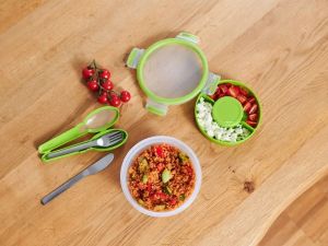 Комплект прибори за път Tefal N1071810, MSEAL&GO CUTLERY SET GREEN TEF