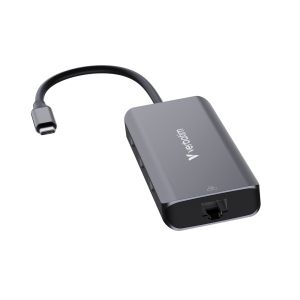 USB хъб Verbatim USB-C Essentials Multiport Hub 6 Port with RJ45