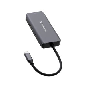USB хъб Verbatim USB-C Essentials Multiport Hub 6 Port with RJ45