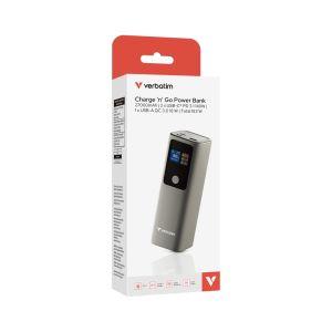 Външна батерия Verbatim Charge 'n' Go Power Bank 27000mAh 183W Grey