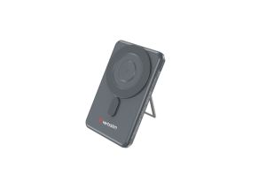 Външна батерия Verbatim Charge 'n' Go 2C Power Bank Magnetic Wireless 5000mAh with 2 USB-C Cables & Stand Grey