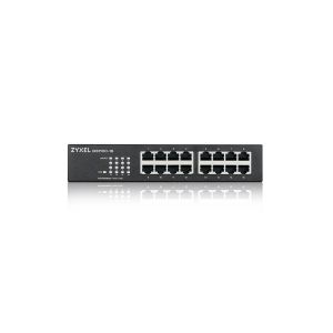 Комутатор ZyXEL GS1100-16v4  Unmanaged + 16 port Gigabit Unmanaged Switch
