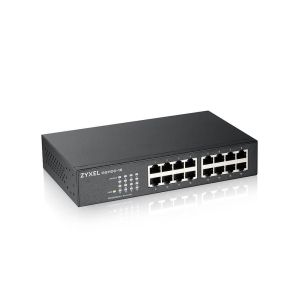 Комутатор ZyXEL GS1100-16v4  Unmanaged + 16 port Gigabit Unmanaged Switch