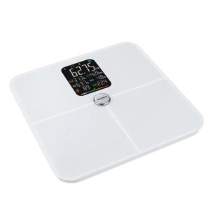 Кантар-анализатор Klausberg KB 7941, До 180 кг, BIA, Bluetooth, LCD, Закалено стъкло, Smart, Бял