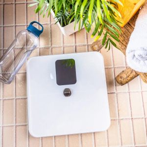 Кантар-анализатор Klausberg KB 7941, До 180 кг, BIA, Bluetooth, LCD, Закалено стъкло, Smart, Бял