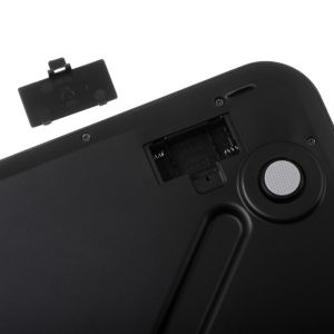 Кантар Adler AD 8193, До 250 кг, LCD, Индикатори за батерия и претоварване, Неплъзгащ се, Черен