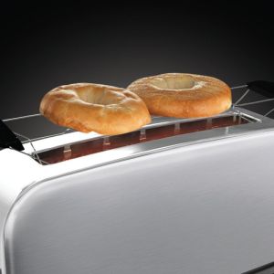 Тостер Russell Hobbs Adventure Oxford 21396-56, 1200W, 2 филии, 1 отвор, 6 нива на изпичане, Тава за трохи, Инокс