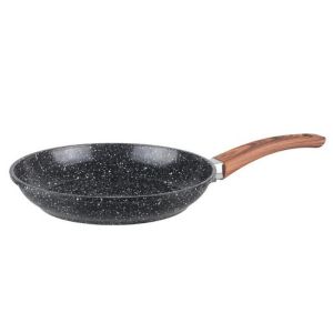 Тиган Oliver Voltz OV54319C28, 28х5 см, Мраморно покритие, Индукция, Черен меланж