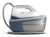 Парна станция Philips - PSG2000/20, 2400W, 110 g/min, синя/бяла