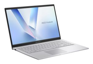 Лаптоп Asus Vivobook X1504MA-BQ772NA,Intel 5 315 1.5 GHz (6MB Cache, up to 4.4 GHz, 6 cores, 6 Threads) up to 15TOPS, 15.6" FHD,(1920x1080),16GB DDR5, SSD 512 GB, No OS, Cool Silver,US, no adapter