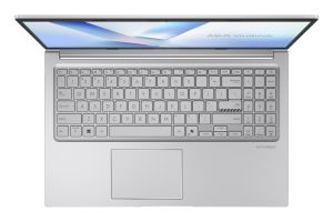 Лаптоп Asus Vivobook X1504MA-BQ772NA,Intel 5 315 1.5 GHz (6MB Cache, up to 4.4 GHz, 6 cores, 6 Threads) up to 15TOPS, 15.6" FHD,(1920x1080),16GB DDR5, SSD 512 GB, No OS, Cool Silver,US, no adapter