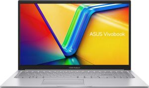 Лаптоп Asus Vivobook X1504VA-BQ5639NA,Intel Core 3 100U 1.2 GHz (10MB Cache, up to 4.7 GHz, 6 cores, 8 Threads), 15.6" FHD,(1920x1080),8GB DDR5 , SSD 256GB, Chiclet Keyboard with Num-key,No OS, Cool Silver,US, no adapter