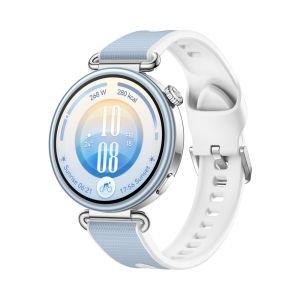 Часовник Huawei Watch GT 7  Konsu-B39FB Blue and White Fluoroelastomer + Huawei Freebuds SE 4 ANC, White