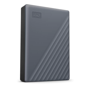 Външен диск 4TB WD My Passport (WDBRMD0040BGY-WESN) USB Type-C, Silicon Grey