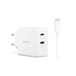 Зарядно у-во LENOVO Dual USB-C 65W GaN Charger