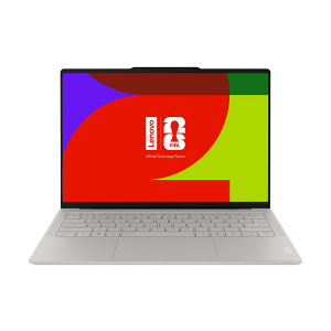 Лаптоп LENOVO Yoga Slim 7 Ultra 14IPH11 (83QK002SBM), 14.0" WQXGA+ (2880x1800) POLED 120Hz Touch, Intel® Core™ Ultra X7 358H (18M Cache, 1.90 GHz up to 4.80 GHz, 16 ядра), 32GB LPDDR5x, 1TB SSD M.2, Backlit KBD, Windows 11 Home, Seashell 