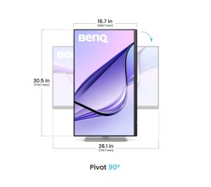 Монитор BenQ MA320UG 32" 4K 120Hz Nano Gloss Monitor for Mac Creators, Show Mac Colors in Fluid Motion, best color-matching for all MacBook gen, 99% sRGB, 98% P3, Built-in Speakers, 2x HDMI (v2.1), Thunderbolt 4 PD96W, Eye Care, ICCsync, 6.71 kg. SILVER-G