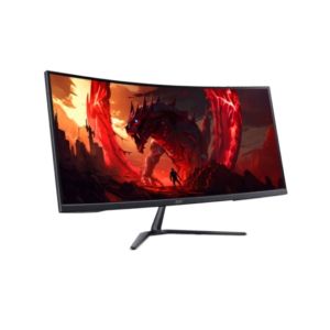 Монитор ACER Nitro ED340CURJ0bmiipx (UM.CE0EE.014), 34" VA Curved 1500R, UWQHD (3440x1440) 120Hz, 21:9, 1ms, 250 cd/m², 3500:1, AMD FreeSync Premium, Speaker 2x2W, 2xHDMI, DP, Black