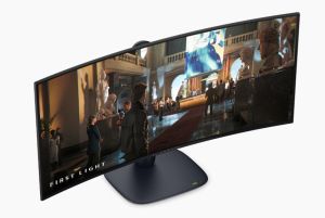 Монитор, Dell Alienware AW3426DW, 34" QD-OLED 21:9, UW-QHD 3440x1440, AR, 99% DCI-P3, NVIDIA G-SYNC Compatible + AMD FreeSync, 280Hz, 0.03 ms GTG, 1,500,000:1, 300 cd/m2, HDR, VRR, HDMI, DP, USB Hub, Height Adjustable, Pivot, Swivel, Tilt, Black