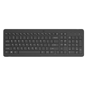 Безжична клавиатура HP 225 Wireless (805T1AA#ABB), Wireless 2.4GHz, US Layout, Black