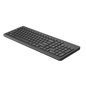 Безжична клавиатура HP 225 Wireless (805T1AA#ABB), Wireless 2.4GHz, US Layout, Black